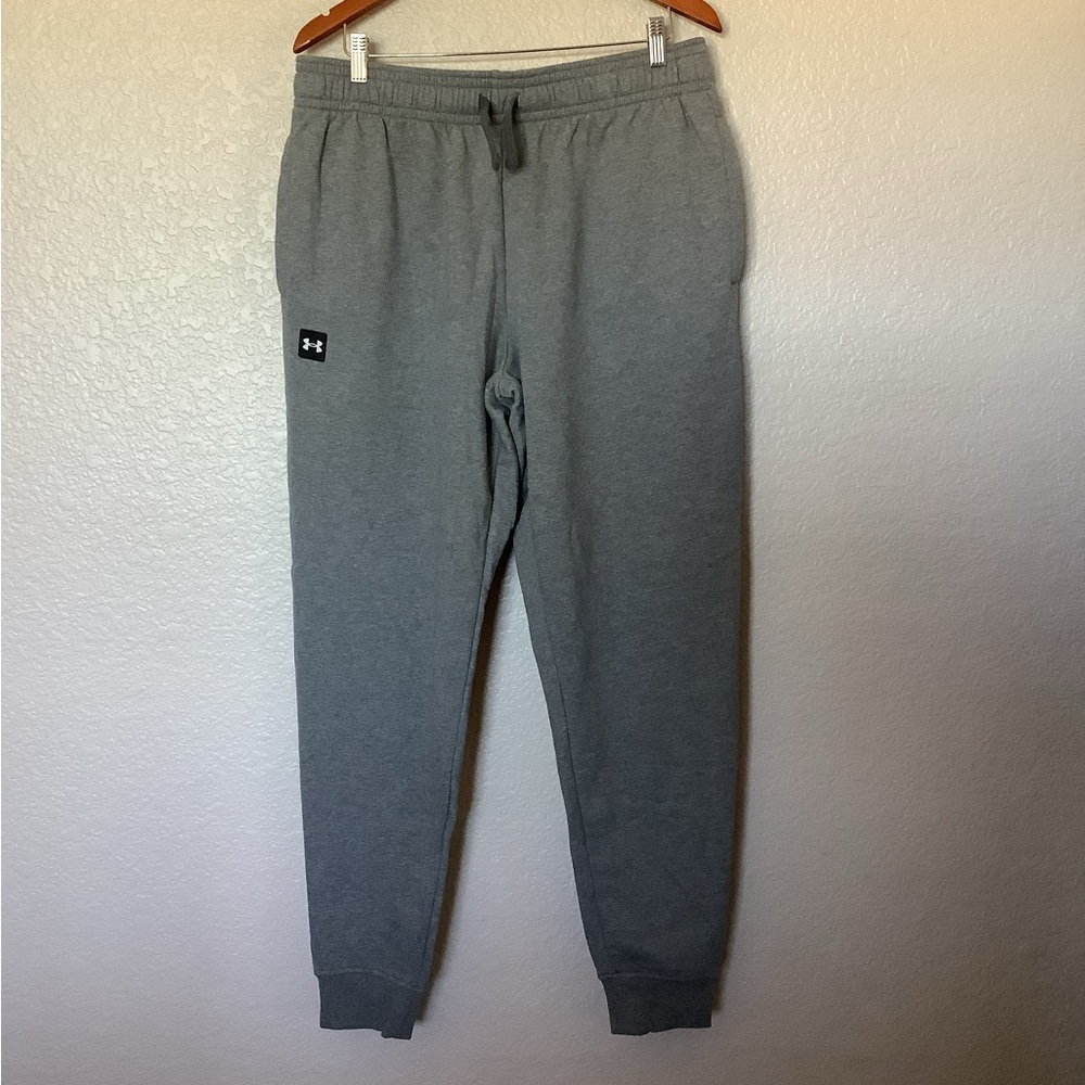 Under Armour Gray Rival Fleece Jogger Sweatpants Loungewear Men's X-Large NWT